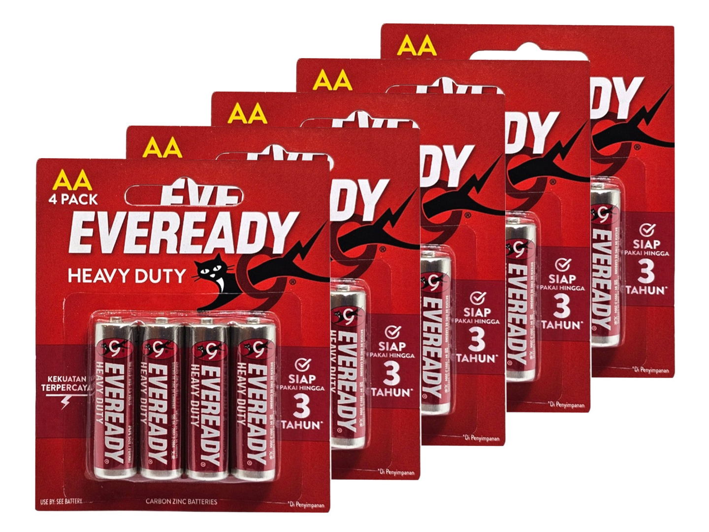 EVEREADY HD 1015BP4 56X4 AA RED